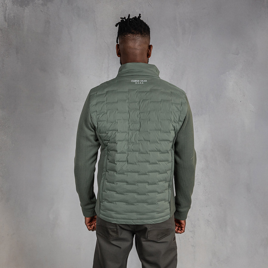W.O.R.K Hybrid Jacket Green