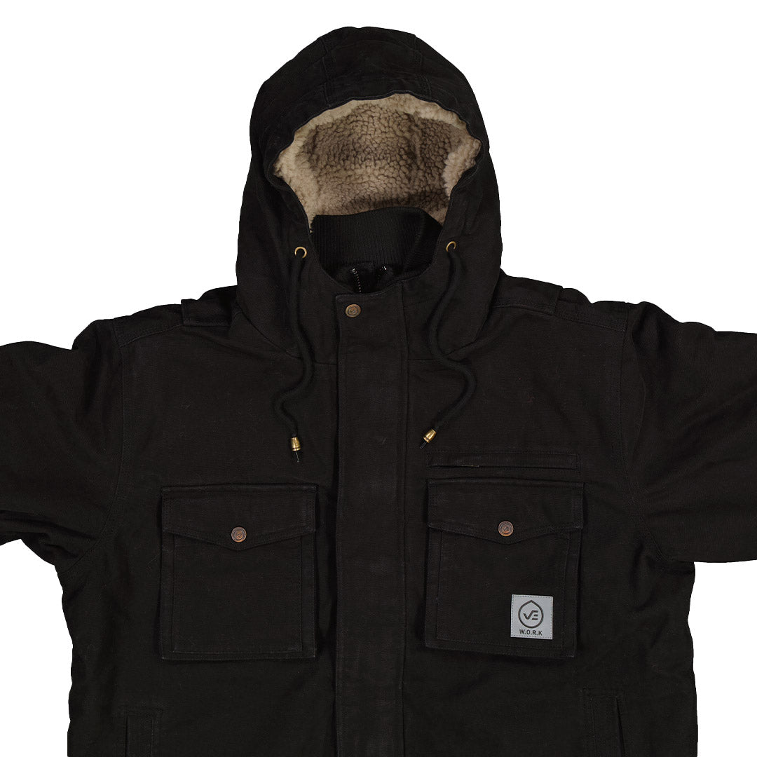 W.O.R.K Duck Canvas Jacket Black