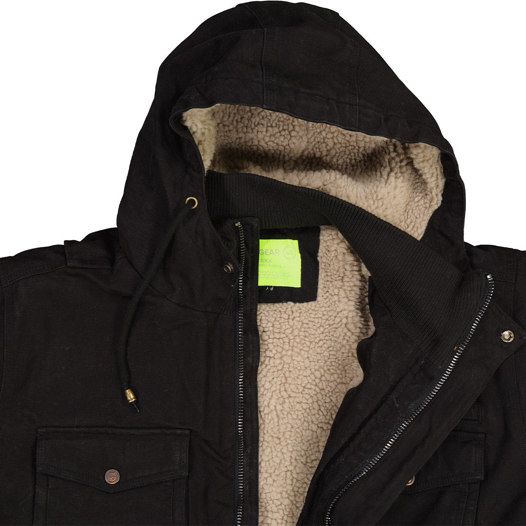 W.O.R.K Duck Canvas Jacket Black