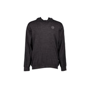 100% Merino Wool Hoodie Charcoal Melange