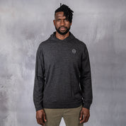 100% Merino Wool Hoodie Charcoal Melange