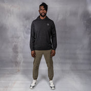 100% Merino Wool Hoodie Charcoal Melange