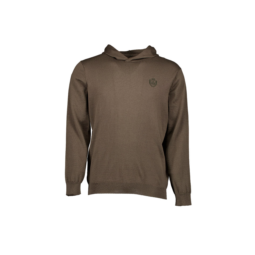 100% Merino Wool Hoodie Olive