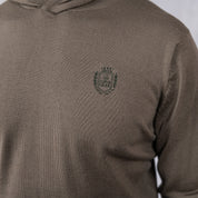 100% Merino Wool Hoodie Olive