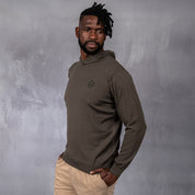 100% Merino Wool Hoodie Olive