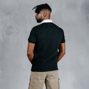 Elite Rugby Polo Black
