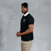 Elite Rugby Polo Black