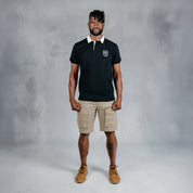 Elite Rugby Polo Black