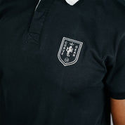 Elite Rugby Polo Black