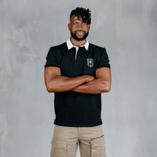 Elite Rugby Polo Black