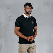 Elite Rugby Polo Black