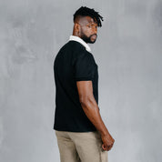 Elite Rugby Polo Black