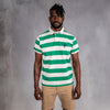 Elite Rugby Polo Bright Green & Off White