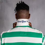 Elite Rugby Polo Bright Green & Off White