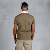 Elite Rugby Polo Dark Olive