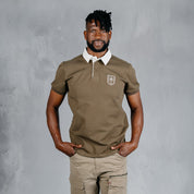 Elite Rugby Polo Dark Olive