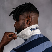 Elite Rugby Polo Navy & Denim Blue