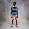 Elite Rugby Polo Navy & Denim Blue