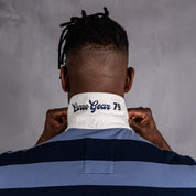 Elite Rugby Polo Navy & Denim Blue