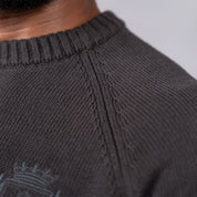 Foundry Crew Neck Knit Charcoal