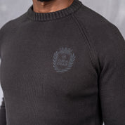 Foundry Crew Neck Knit Charcoal