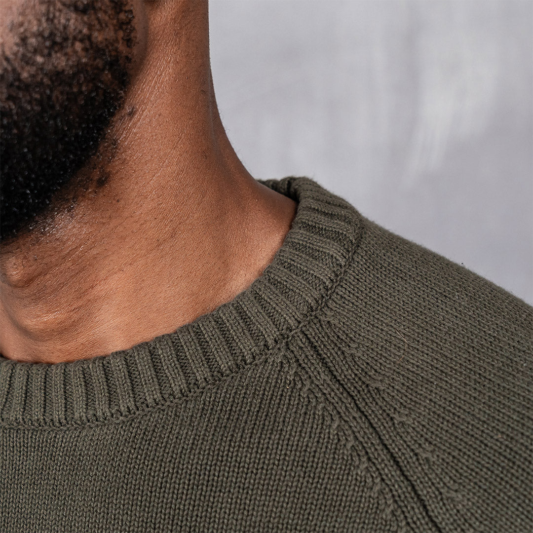 Foundry Crew Neck Knit Olive
