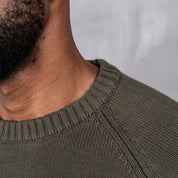 Foundry Crew Neck Knit Olive