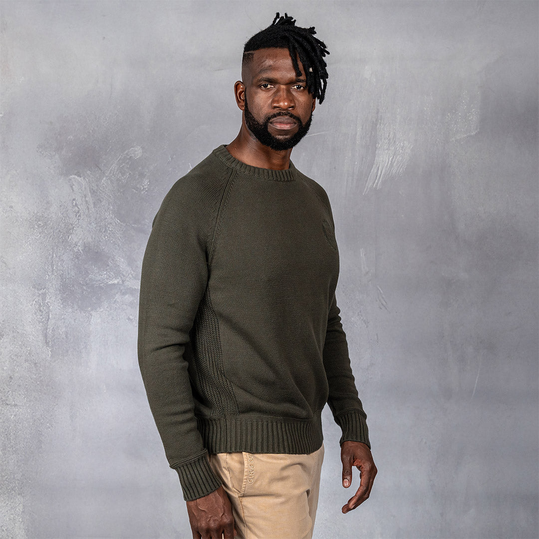 Foundry Crew Neck Knit Olive