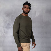 Foundry Crew Neck Knit Olive