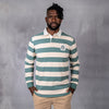 Hero Rugby Polo Dark Duck Egg & Cream