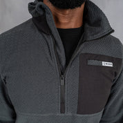 W.O.R.K 1/4 Zip Fleece Charcoal