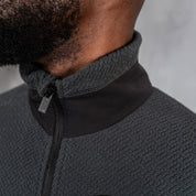 W.O.R.K 1/4 Zip Fleece Charcoal