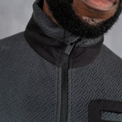 W.O.R.K 1/4 Zip Fleece Charcoal