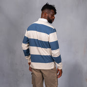 Lite Rugby Jersey Blue & Cream Stripe