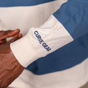 Lite Rugby Jersey Blue & Cream Stripe