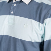 Lite Rugby Jersey Blue & Light Blue Stripe
