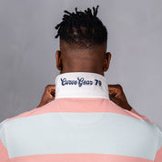 Lite Rugby Jersey Peach & Mint Stripe