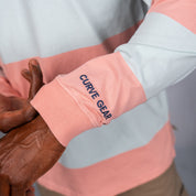 Lite Rugby Jersey Peach & Mint Stripe