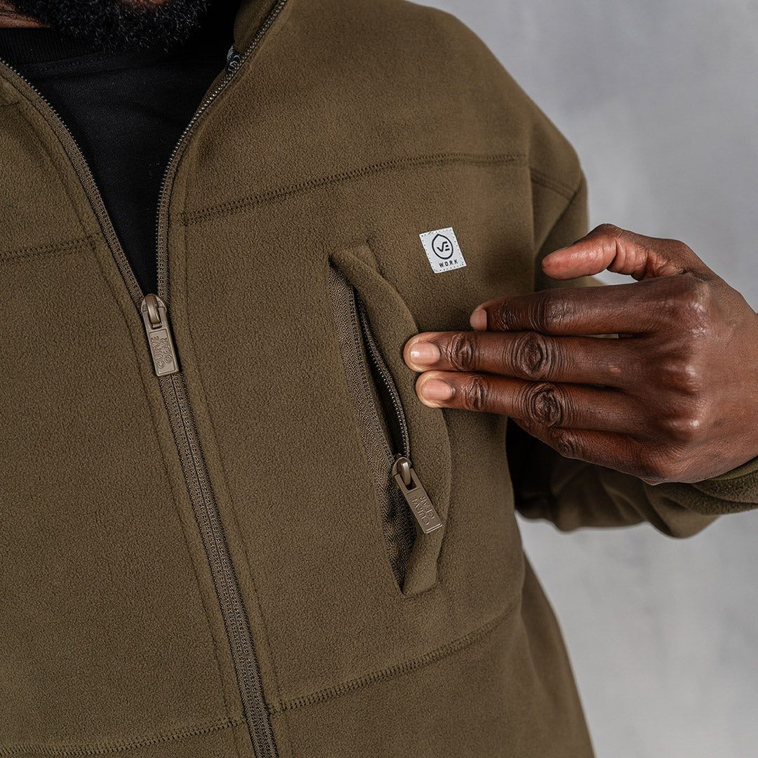W.O.R.K Micro Fleece Olive