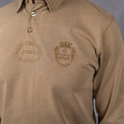 Overdyed Rugby Polo Brown