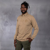 Overdyed Rugby Polo Brown