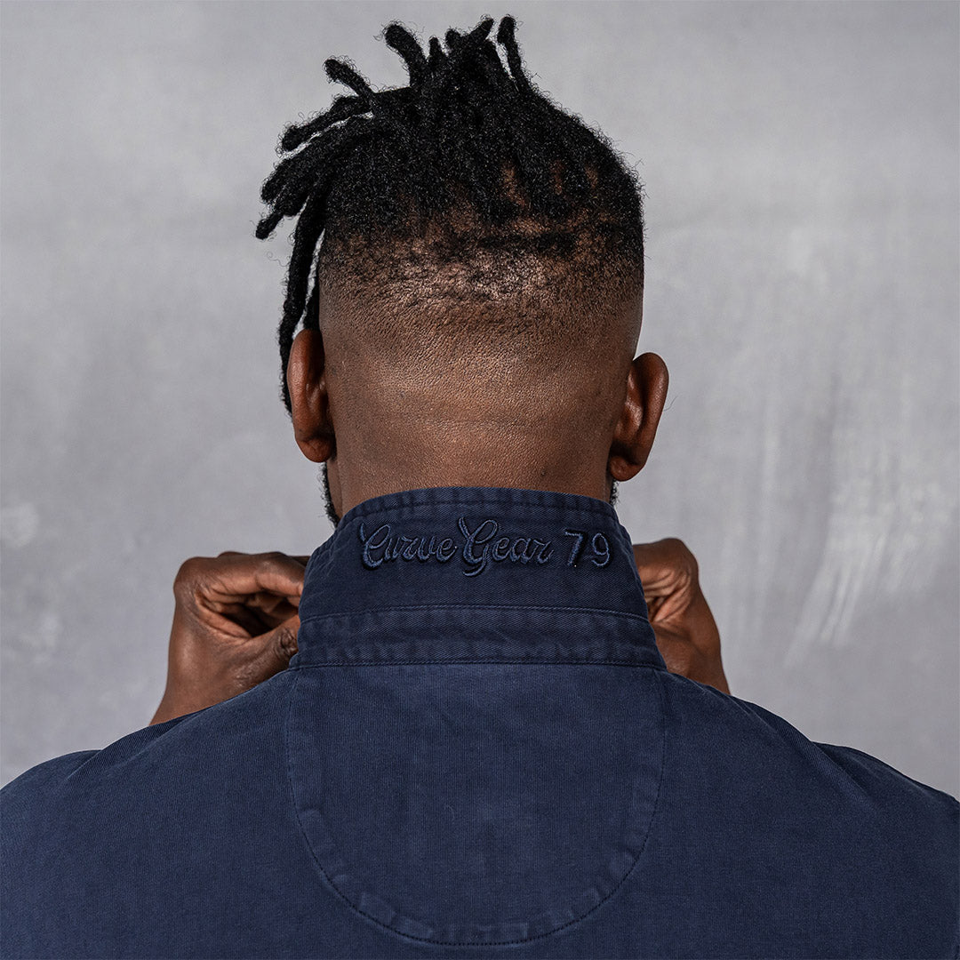 Overdyed Rugby Polo Navy
