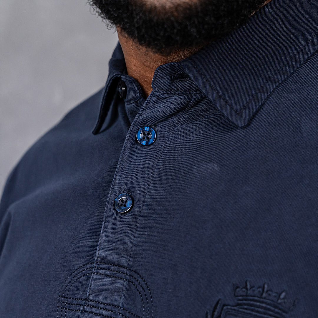Overdyed Rugby Polo Navy