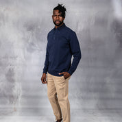 Overdyed Rugby Polo Navy