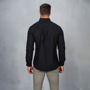 Platinum Cotton Long Sleeve Shirt Black