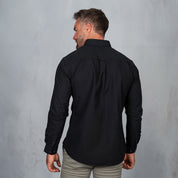 Platinum Cotton Long Sleeve Shirt Black