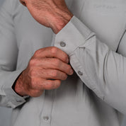 Platinum Cotton Long Sleeve Shirt Grey