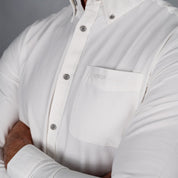 Platinum Cotton Long Sleeve Shirt Off White