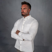 Platinum Cotton Long Sleeve Shirt Off White