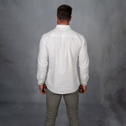 Platinum Cotton Long Sleeve Shirt Off White